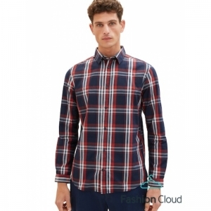 000000 102020 [checked shir] 32936 navy red 