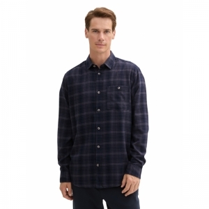 000000 102020 [tonal checke] 36006 navy tona