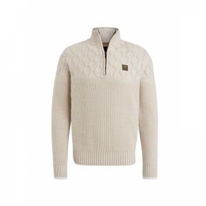 113003 2525-PLS [Half Zip or B 7013 Bone White