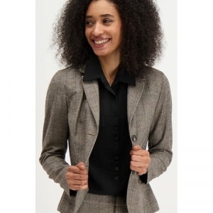 000000 VESTE - BLAZER 03 marron chiné