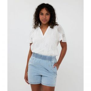 Blouse allover embroidery 120 Off White