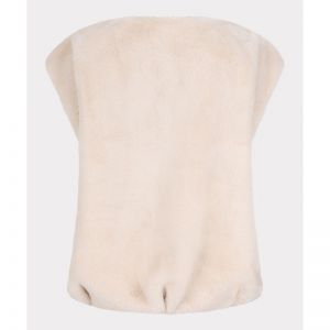 Bodywarmer fake fur 165 Natural