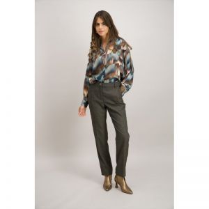 000000 BLOUSE - HEMD MET MOUW 06 aqua/ecru/ka