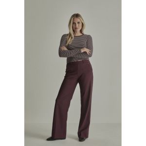 Mira (Elastic) Twill Jersey 434 Burgundy Re
