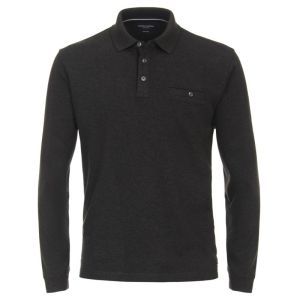 000000 35002 [Polo Langarm SNO 767 anthrazit 