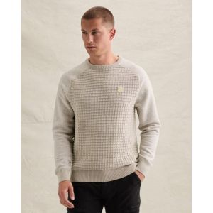 113000 2525-PRN [Round Neck] 910 Bone White 