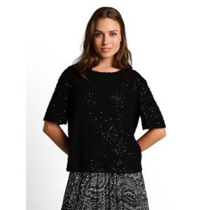 000000 701010 [T-shirt glit] 14482 deep blac
