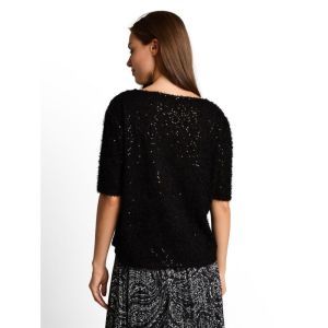 000000 701010 [T-shirt glit] 14482 deep blac