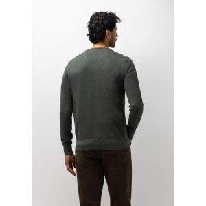113001 113001 [Pullovers] 3689 bladgroen 