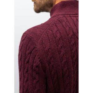 113002 113002 [Pullovers] 6900 aubergine 
