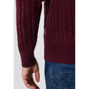 113002 113002 [Pullovers] 6900 aubergine 