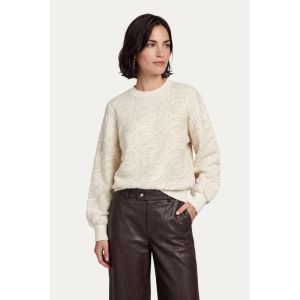 Karmen knit pullover 016014 Wool Whi
