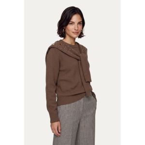 Kimmie knit pullover 542 Dark Walnut