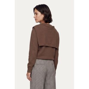 Kimmie knit pullover 542 Dark Walnut