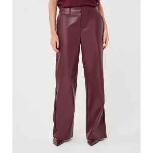 Trousers wide PU 488 Merlot