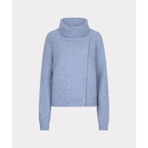 Sweater open big col 619 Sky Blue