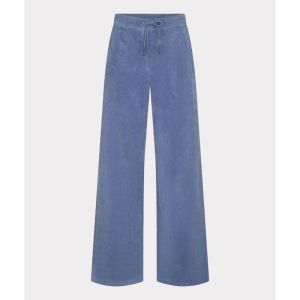 Trousers wide leg ribcord 623 Dark Sky Bl