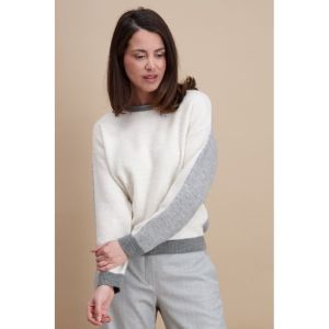  7 Ecru/gris cla