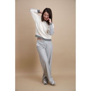  7 Ecru/gris cla