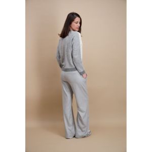  7 Ecru/gris cla